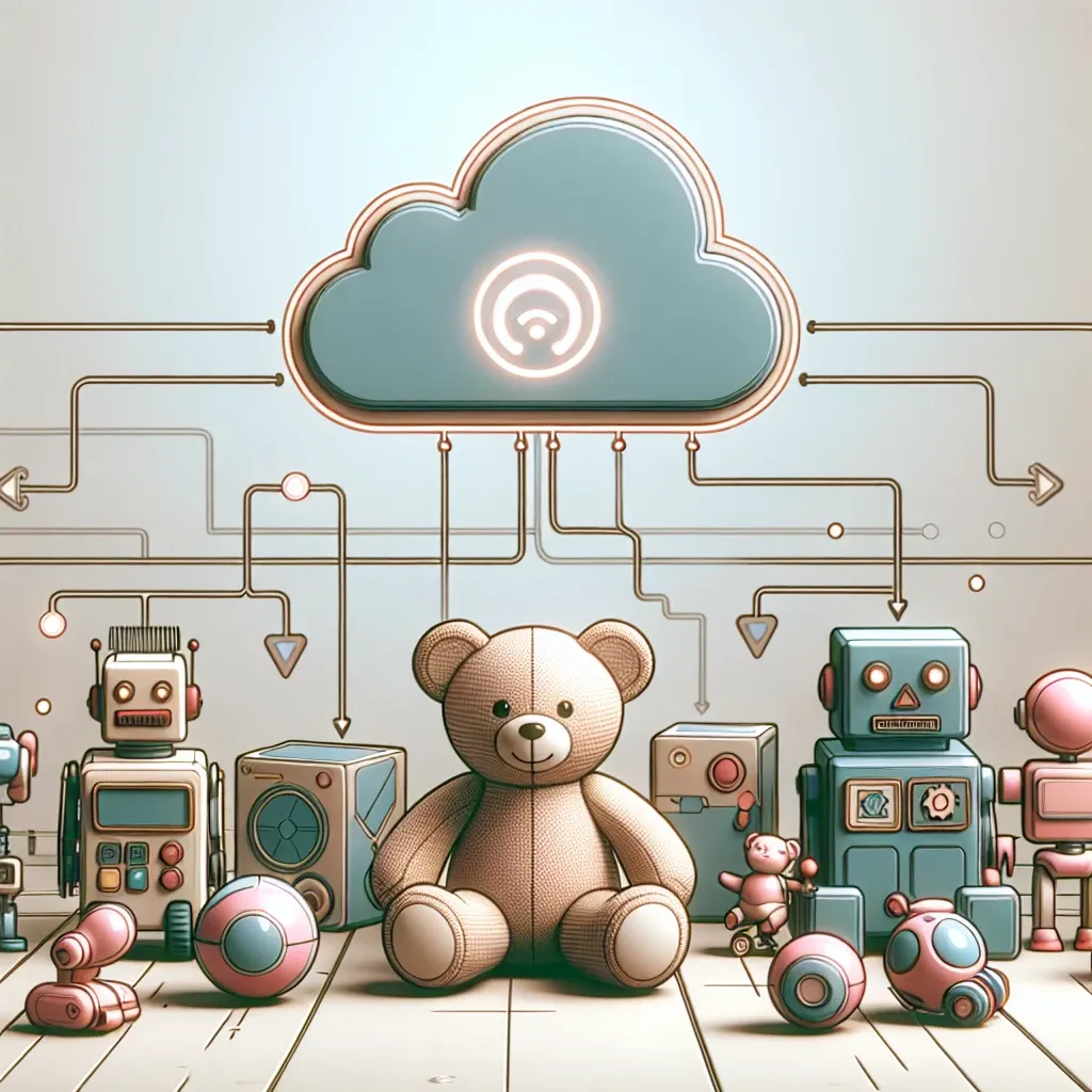 "Imagem de um brinquedo inteligente em um ambiente doméstico, ilustrando os riscos associados à coleta de dados pessoais, conforme revelado em estudo recente sobre privacidade infantil."